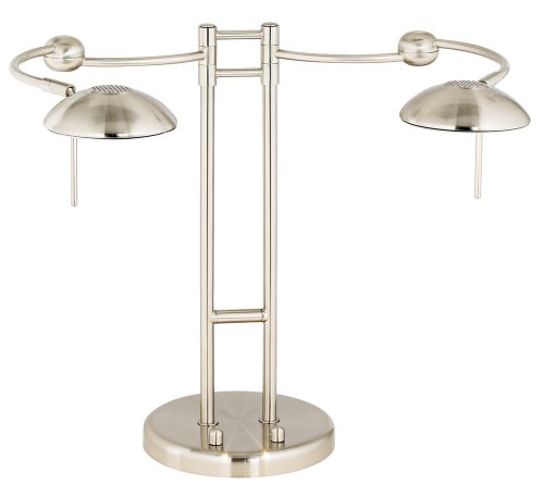 Halogen Double Swing Arm Desk Lamp