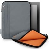 CaseCrown Faux Suede Zip Sleeve Case (Gray) for iPad 4th Generation with Retina Display, iPad 3 & iPad 2