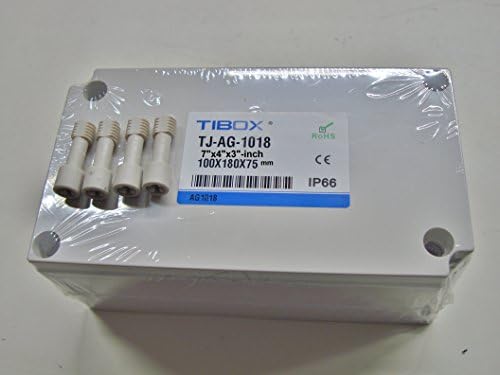 Sago® 7"x4"x3" Waterproof Plastic Electrical Project Box Enclosure Case