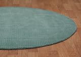 Aqua Pulse 8' X 8' Round Hand Tufted Wool Rug with Free Shipping