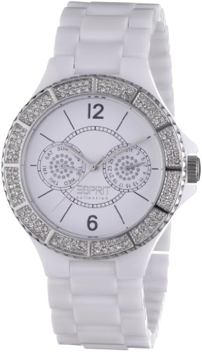 Esprit Damen-Armbanduhr Chronograph Plastik EL101332F05 Preisvergleich