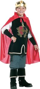 Childs Medieval King Costume (Size:Medium 7-8)