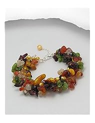 Smoky Quartz Bracelet In Zinc