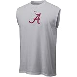 Nike Alabama Crimson Tide Ash Team Logo Sleeveless T-shirt