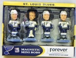 St. Louis Blues Forever Collectibles Mini Bobble Head Set (Quantity of 1)