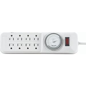 Woods Import 5522575 8 Outlet Power Strip With Timer by 