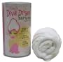 Mimi's Diva Dryer by Aquis Microfiber Hair Turban, Patented Design, White