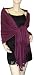 Apparel : Pashmina/Silk Wrap Boysenberry