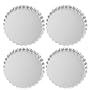 Paderno World Cuisine 4.75 Inch Fluted Tin Tart Mold with Removable Bottom