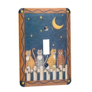 American Tack 117T Cat's Meow Single Toggle Wallplate by 