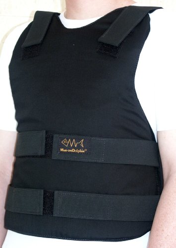 Concealable Bulletproof Vest Level 3-A, Size XXL, Color Black