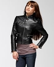 Multi-Zip Leather Moto Jacket