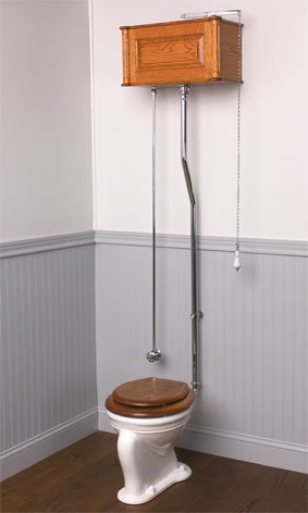 Buy Victorian Panel High Tank Toilet - Beaded Bowl - Lacquered Brass (Mac the Antique Plumber Toilets, Plumbing, Toilets & Bidets, Toilets)