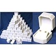 144 White Leather Earring & Pendant Jewelry Gift Boxes