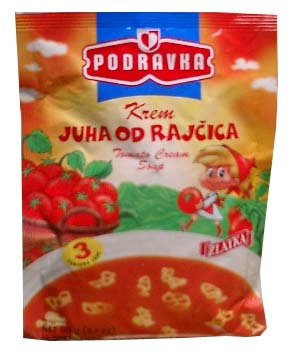Tomato Cream Soup (Podravka) 60g (2.1oz) by parthenonfoods.com