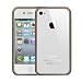 Confronta prezzi Logotrans Standard Series Custodia in silicone per Apple iPhone 4, colore: Grigio