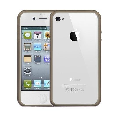 Logotrans Standard Series Silikon Tasche f&uuml;r Apple iPhone 4 grau Preisvergleich
