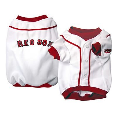 Boston Red Sox Baseball Dog Puppy Pet Jersey Shirt MEDIUM Officially Licensed MLB