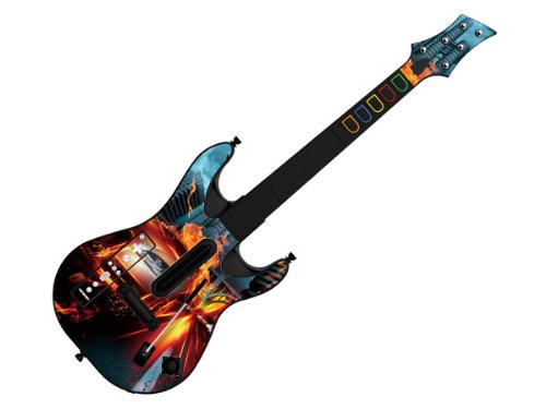 Decorative Skin fits Guitar Hero 5 for Wii (GUITAR NOT INCLUDED), Item No.GTW0996-13