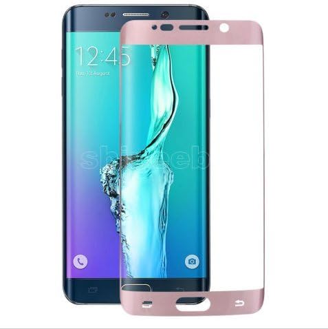 Galaxy S6 Edge+ Screen Protector, Coolfunny S6 edge Plus [Curved Full Coverage Guard ] Premium 3D Tempered glass screen Film (Rose Gold)