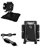 Sony Ericsson z750i Auto Bean Bag Dash Holder with Car Charger - Uses Gomadic TipExchange