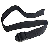 WMA Yoga Studio Anti-slip Exercise Yoga Belt Cinch Strap Gym Black
