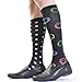 Angelina Men's Cotton Fancy Knee High Socks, 2537