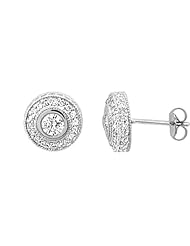 1.00cttw Diamond Earrings set in 14k Gold