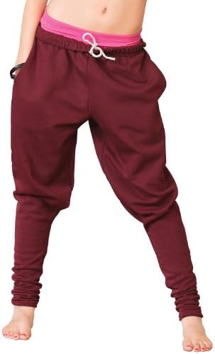 Adult and Child Harem Sweatpants,UC2004BURS,Burgundy,Small