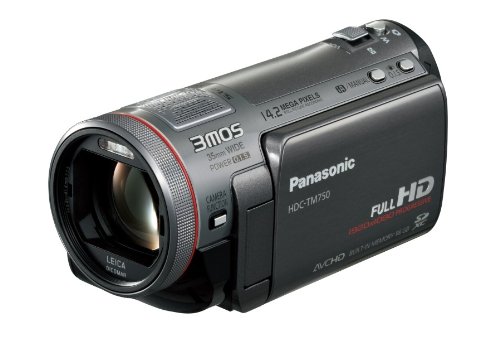 Panasonic デジタルハイビジョンビデオカメラ TM750 内蔵メモリー96GB メタリックグレー HDC-TM750-H