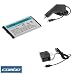 Standard Replacement Lithium-Ion Battery + Rapid Car Charger + Home Travel Charger for Verizon LG VX-8560 Chocolate 3 Cell Phone
