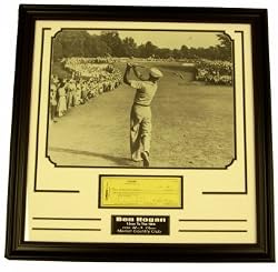 Ben Hogan Signed Check w/Framed 16x20