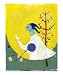 La se�orita y los huevos (The miss and the eggs) Fantasy Giclee Poster Print by Soledad Rithner, 16x20