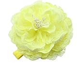 Yuelian(TM) ベビー ヘアバンド お花の髪飾り ヘッドバンド ヘアアクセサリー (イエロー)