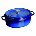 Staub 5 Quart Oval Cocotte, Royal Blue