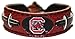 South Carolina Gamecocks Team Color Football Bracelet