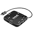 [OTG Hub & SD Card Reader] Inateck Multi-in-1 OTG Adapter Cable, TF SDHC Card Reader, USB 2.0 Compact OTG Adapter Hub for USB On-The-Go Compatible Devices, Smartphones and Tablets PC