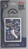 2010 Topps Baseball Cards Colorado Rockies Team Edition 17 Card Set with Bonus 4-Pocket Portfolio Notebook - Set Includes Troy Tulowitzki, Eric Young Jr., Jhoulys Chacin, Ian Stewart, Dexter Fowler, Chris Iannetta, Huston Street, Todd Helton, Clint Barmes & more!