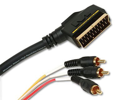 Monster MV1R3SC-2M EU 3RCA - Scart Cable