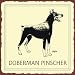 Doberman Pinscher Sign, Size 12 w X 12 h