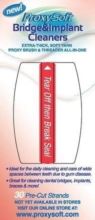ProxySoft (Thornton) Bridge/Implant Clnrs 30 - 2pk by Thornton