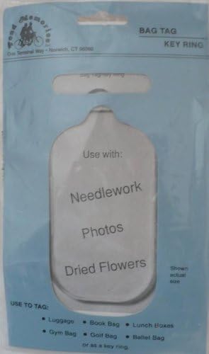 Acrylic Bag Tag / Key Ring - Clear