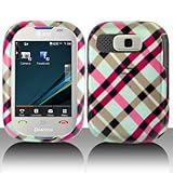 Premium - Pantech P9020/Pursuit Hot Pink Plaid Cover - Faceplate - Case - S ....