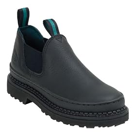 Buy Ladies Georgia Leather Cushion Oil Resistant Slip-On Casual Work Boots by Georgia Boot