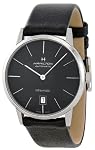 Hamilton Intra-Matic Black Dial Leather Mens Watch H38455731 by Hamilton