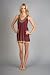 Beaded Bordeaux Dresses by Alexia Admor