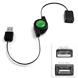 USB Extension Cable (Hi-Speed USB 2.0) miniSync for Computers (Black)