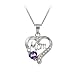 Sterling Silver Diamond-Accent and Amethyst Mom Sterling Silver Diamond-Accent and Amethyst Mom