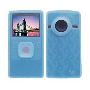 Non-OEM Flip UltraHD Video Camcorder Silicone Skin Case - NOT compatible with 3rd Gen. (Flip Ultra NOT included) Blue