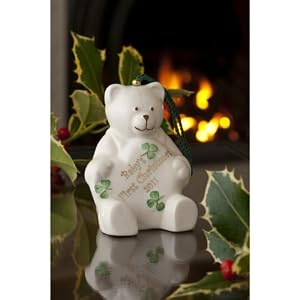 Belleek Holiday Collection Babies first Christmas 2011 Ornament